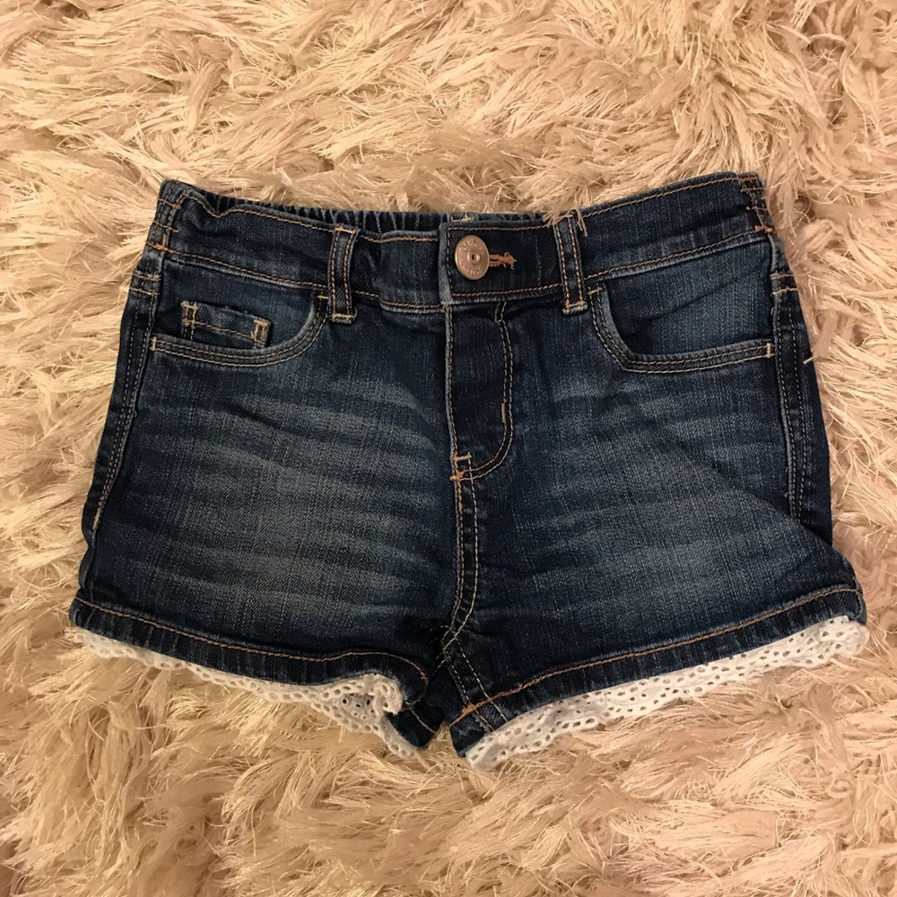Little Girls Jean Shorts